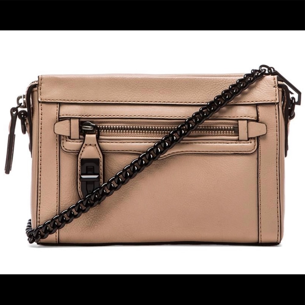 Rebecca Minkoff Mini Crosby in Latte NWT